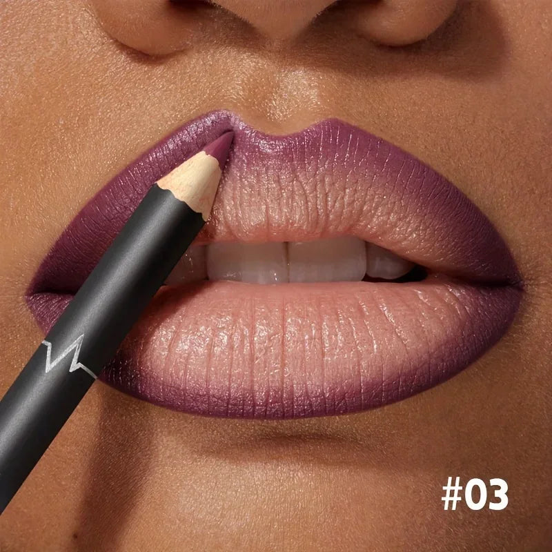 Matita Labbra Waterproof Matte — Lunga Durata 12 Colori
