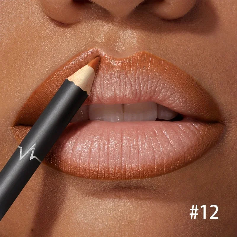 Matita Labbra Waterproof Matte — Lunga Durata 12 Colori