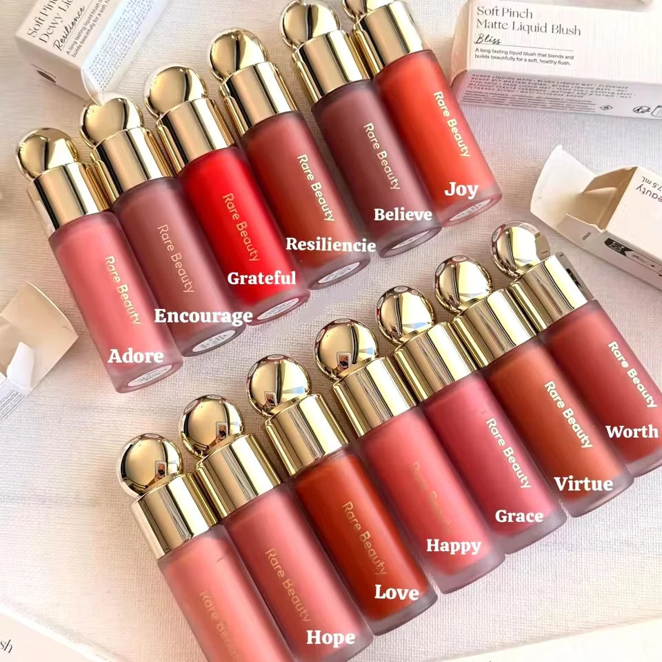 Rare Beauty 3D Face Contour Liquid Bronzer Shade Smooth Highlight Mirror Lasting Natural Nose Shadow Waterproof Brighten Makeup