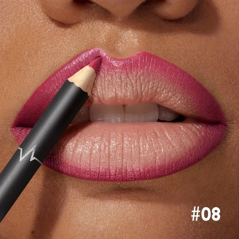 Matita Labbra Waterproof Matte — Lunga Durata 12 Colori