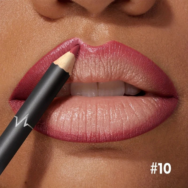 Matita Labbra Waterproof Matte — Lunga Durata 12 Colori
