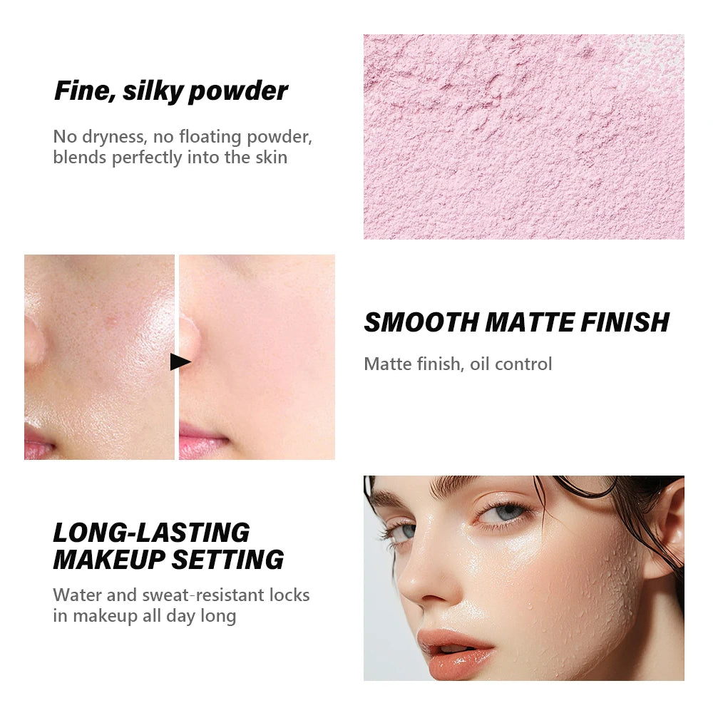 Cipria Fissante Loose Powder Waterproof — Finish Matte e Controllo Sebo
