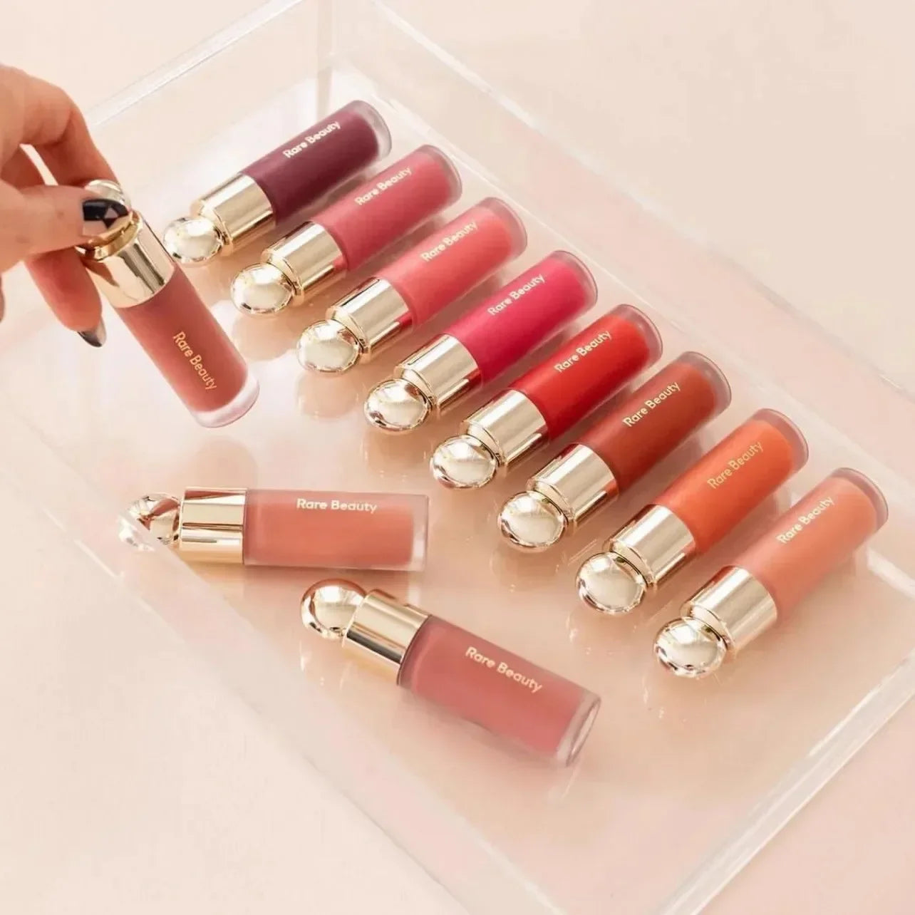 Brand Beauty Liquid Blush Lipstick Eyes Cheek Blusher Waterproof Mositure Face Contour Shadow Liquid Lip Gloss Plump Cosmetics