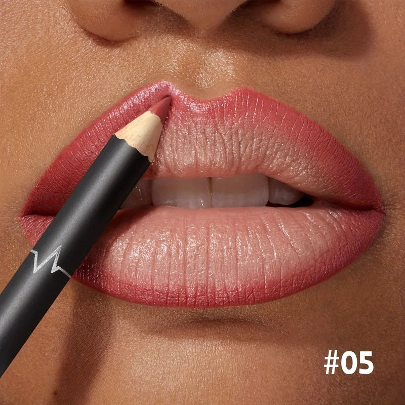 Matita Labbra Waterproof Matte — Lunga Durata 12 Colori