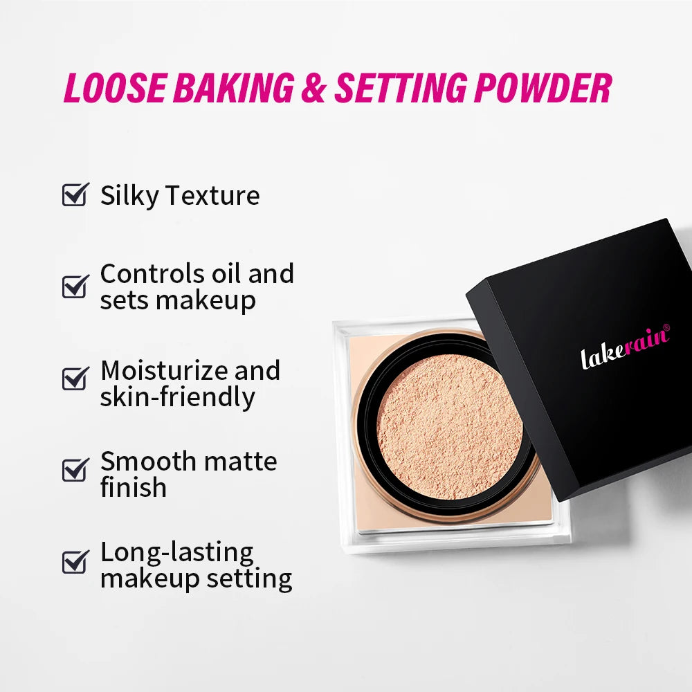 Cipria Fissante Loose Powder Waterproof — Finish Matte e Controllo Sebo