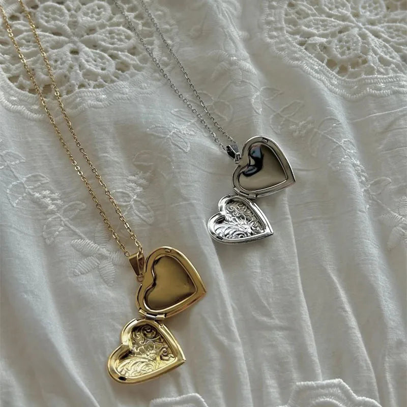 coquette photo frame necklace fairycore Jewelry woman y2k ottagecore